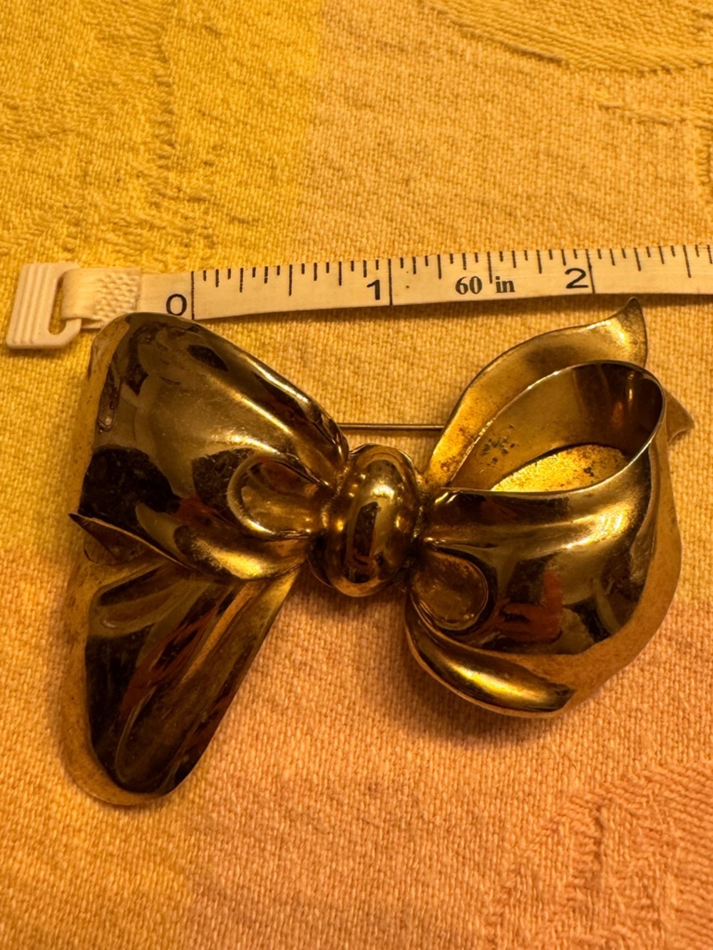 Monet signed brooch